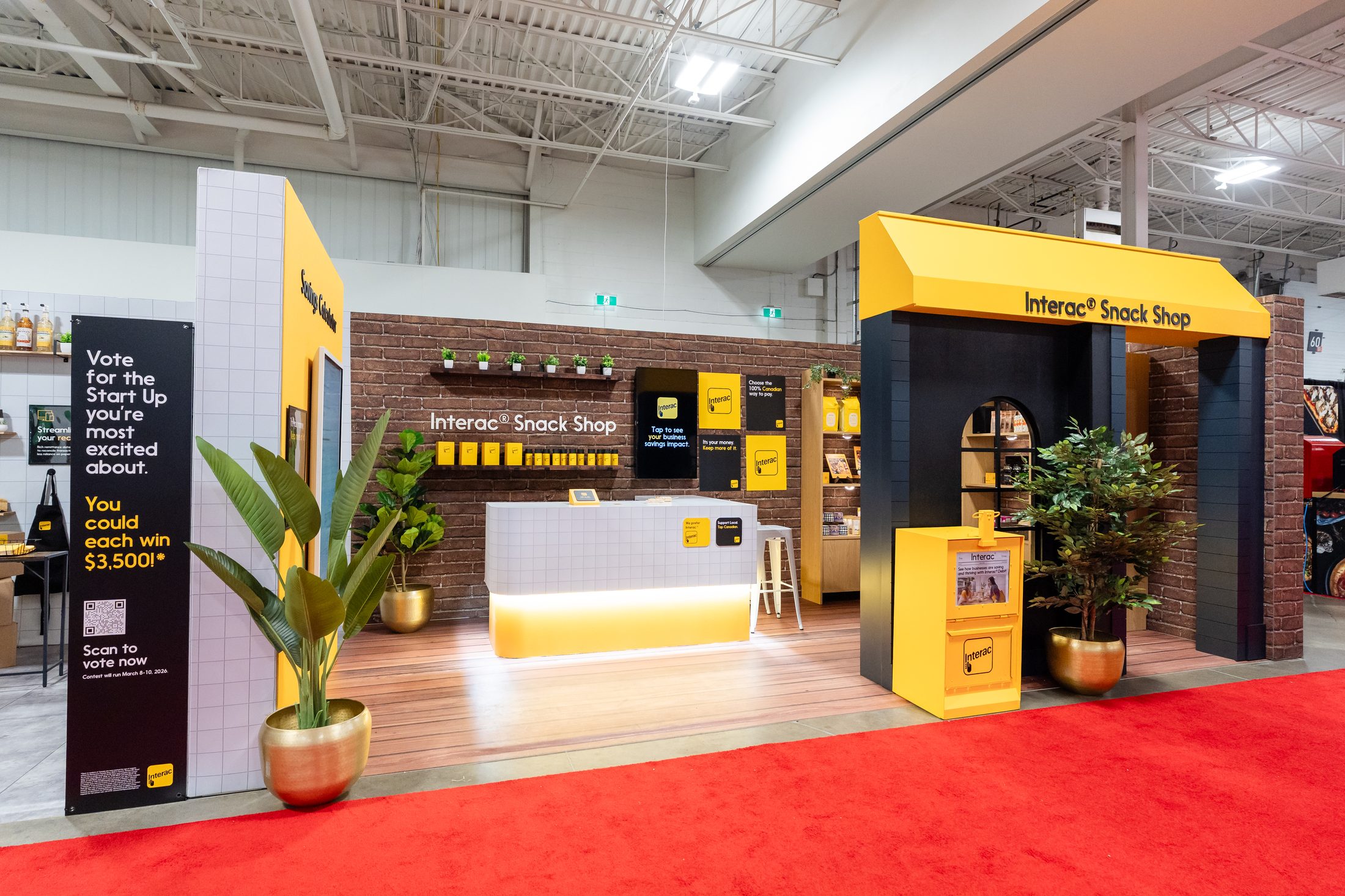 Interac Snack Shop storefront overview